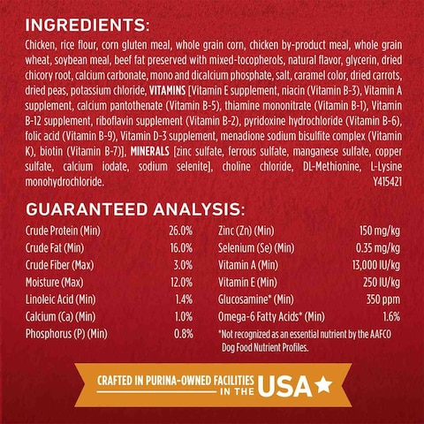Purina ONE Chicken &amp; Rice Formula, Dog Food, 3.63kg