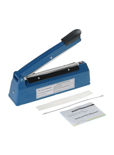Impulse Sealer With Spare Coil And Cloth Blue 200mm