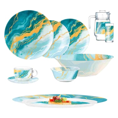 Luminarc Simply Lambro, 46 Pcs Dinner Set