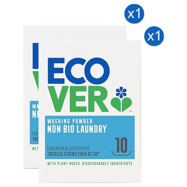 Ecover Non-Bio Laundry Washing Powder, 750g Pack of 2