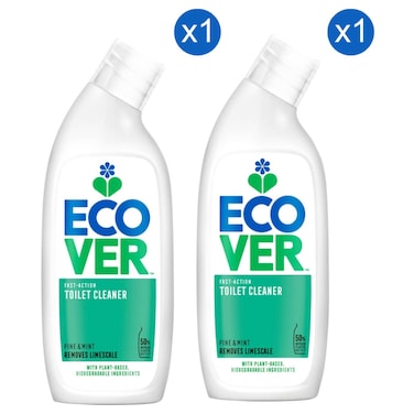 Ecover Toilet Cleaner, Pine and Mint, 750ml Pack of 2