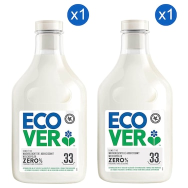 Ecover Zero Percentage Fabric Softener, 1L Pack of 2