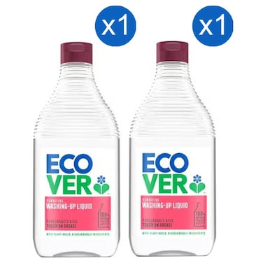 Ecover Washing-Up, Pomegranate and Fig, Liquid, 450ml Pack of 2