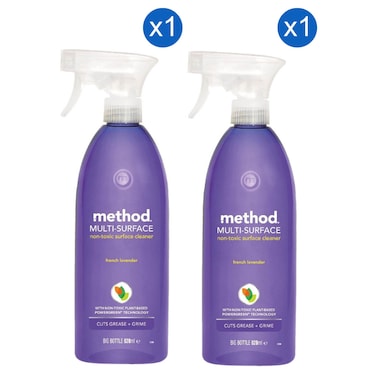 Method Multi-Surface Cleaner, French Lavender, 828ml Pack of 2