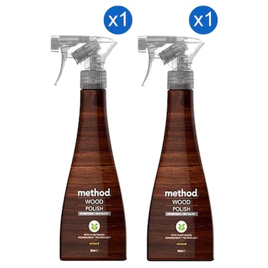 ميثود بخاخ تلميع الخشب، برائحة اللوز، 354 ملل، حزمة من 2