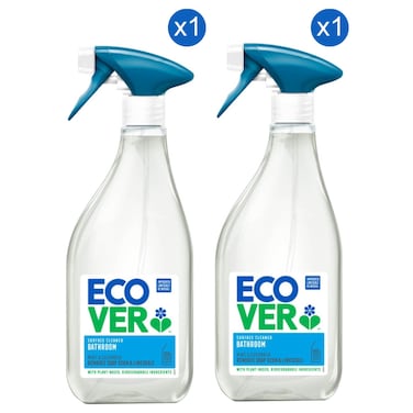 Ecover Bathroom Cleaner, Mint and Cucumber, 500ml Pack of 2