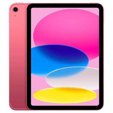 Apple iPad Tablet, 128GB, Pink, 12 MP Camera, Multi‑Touch Window Display, Wi-Fi and Cellular