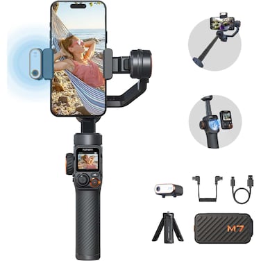 Hohem iSteady Series Smartphone Gimbal Stabilizer, Black, iSteady M7