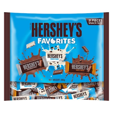 Hershey's Favourites Minis Assorted Chocolate Bars, 395g