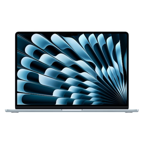 Apple MacBook Air Laptop, M4 Chip, 24GB RAM, 512GB SSD, 15.3-Inch IPS, MacOS, Sky Blue, English Keyboard
