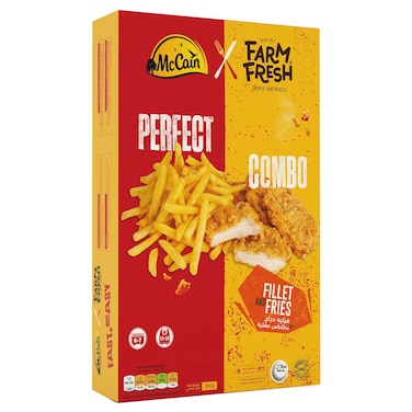 Farm Fresh Perfect Combo Chicken Fillet and McCain Fries, 560g