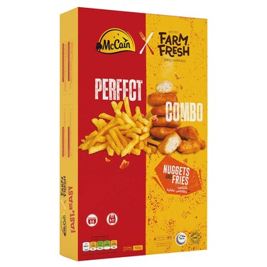 فارم فراش بيرفيكت كومبو ناغتس دجاج  تامبورا مع بطاطس ماكين المقلية ، 1120 غرام