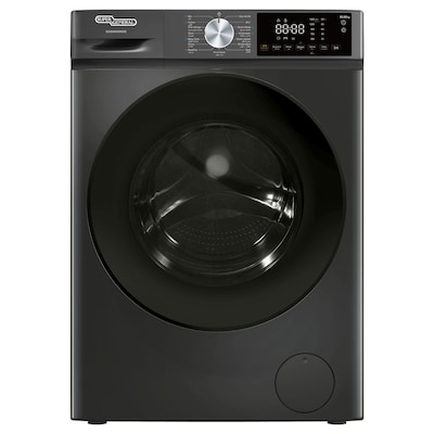 Super General Front Load Washer SGW8450HD, 8 kg, 15 Programs, 1400 rpm, Grey