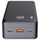X.Cell Power Dual USB-C and 1 USB-A PD Power Bank, 30000mAh, Black