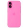 Apple Silicone Case with MagSafe for iPhone 16, Peony