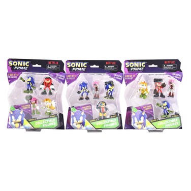 Sonic Prime Series 2 Mini Collectibles Figures Blister, 3 Assorted, 5 PCS