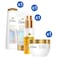 Dove Bond Repair Peptide Complex for Extremely Damaged and Dry Hair Shampoo 350ml + Conditioner 180ml +  Oil Serum  80ml +  Hair Mask 265ml