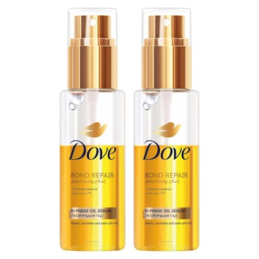 Dove Bond Repair Peptide Complex Bi-Phase Oil Serum, 80ml Pack of 2