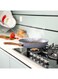 30cm Essential Frypan Strong Aluminum Body with Granite Coating and Heat Resistant Wooden Finish Bakelite Handle