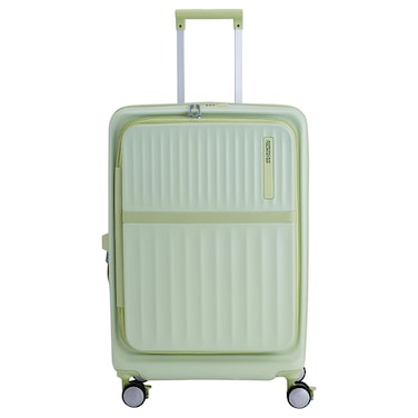 American Tourister Trento Spinner Double Wheel Luggage Hard Trolley, Matcha, 68cm