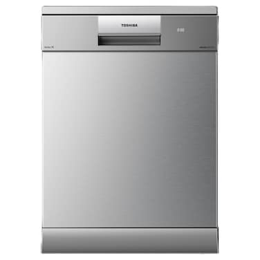 Toshiba Series H Free Standing Dishwasher, DW-14F6ME(SS)-G, 14 Place Settings, Stainless Steel, Silver