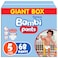 Bambi Extra Comfort Pant Diapers,Disposal Tape,  Size 5 (12 to 18 kg), 68 Count
