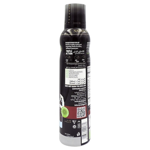 Mantova Organic Extra Virgin Olive Oil and Balsamic Vinegar of Modena Dressing Spray, 200ml