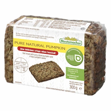 Mestemacher Pure Natural Pumpkin Oat Bread, 300g
