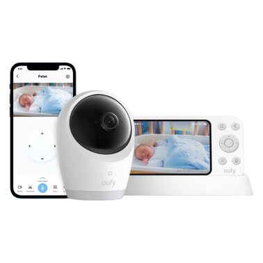eufy Baby Monitor E21 4K UHD Camera, White