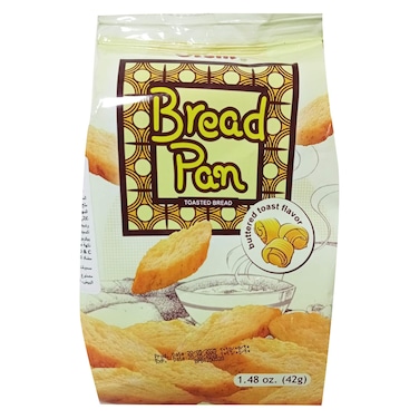Oishi Bread Pan Buttered Toast Flavour Toasted Bread, 42g