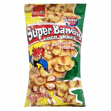 W.L Super Bawang Natural Garlic Flavour Corn Bits, 100g