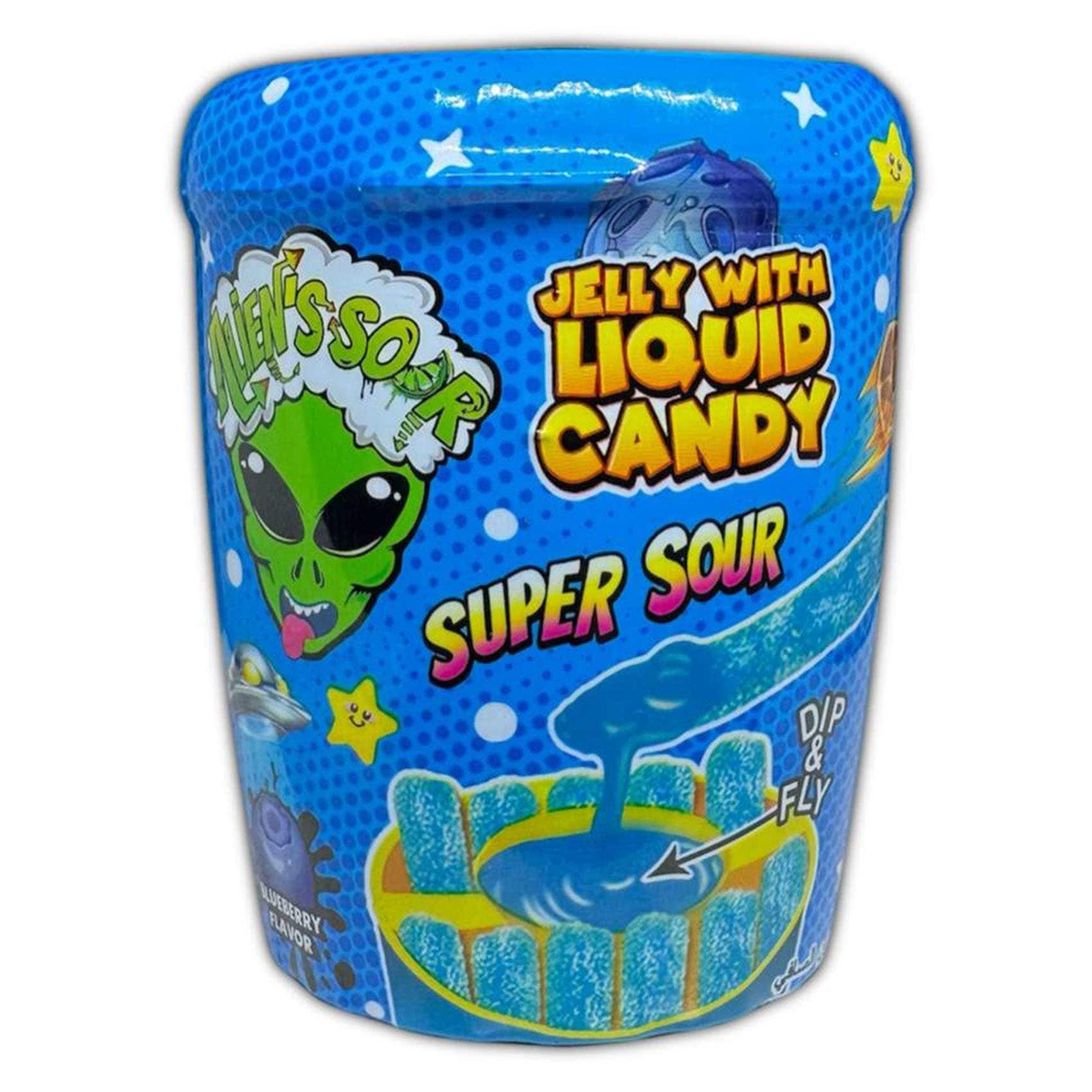 Buy Alien's Sour Jelly Stick Blueberry, 96g Online | Carrefour UAE