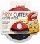 Pizza Cutter 1 Piece Stainless Steel Pizza Wheel Cutter with Safety Guard Ergonomic Handle Sharp Blade for Slicing Pizza Flatbread Pastry Kitchen Tool Dishwasher Safe