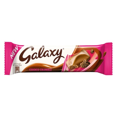 Galaxy Cookie Crumble Chocolate Bar, 36g