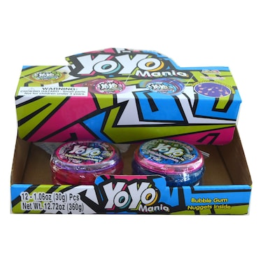 كيدز مانيا يويو مانيا علكة فقاعات 30 غرام