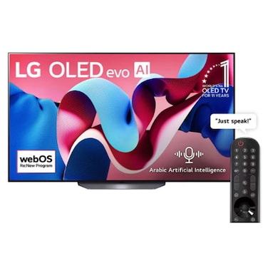 LG 65-Inch 4K Ultra HD, Smart Evo OLED TV, OLED65CS4VA, Black