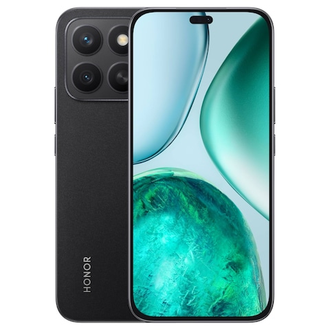 Honor X8c Smartphone, 256 GB, Midnight Black, Dual SIM, 8 GB RAM, 4G