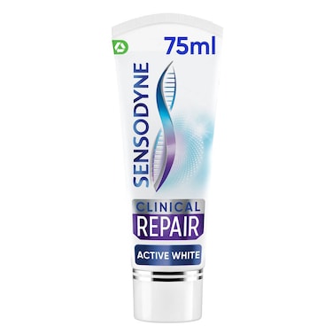 Sensodyne Clinical Repair Active White Toothpaste, 75ml