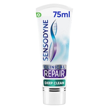 Sensodyne Clinical Repair Deep Clean Toothpaste, 75ml