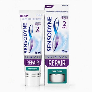 Sensodyne Clinical Repair Deep Clean Toothpaste, 75ml