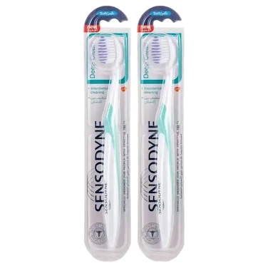 Sensodyne Deep Clean Tooth Brush, Soft, Pack of 2