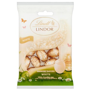 Lindt Lindor White Chocolate Mini Eggs, 80g