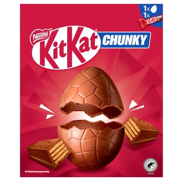 Nestle KitKat Chunky Large Egg Chocolate Wafer, 190g