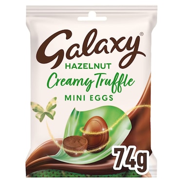 Galaxy Hazelnut Creamy Truffle Mini Eggs, 74g
