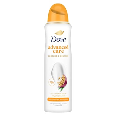 Dove Antiperspirant Spray, Passion Fruit and Lemongrass, 150ml
