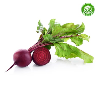 Organic Beetroot With Leaves