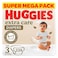 Huggies Extra Care Diapers Super Mega Pack, Size 3 (6-10 kg), 228 Diapers