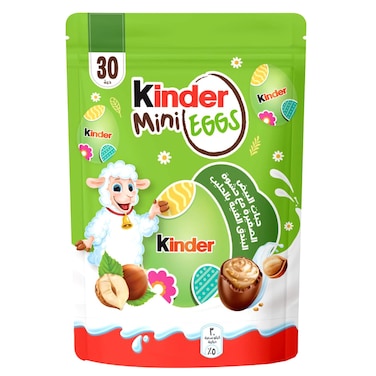 Kinder Mini Eggs Hazelnut Chocolate. 156g