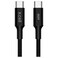 X.Cell USB-C to USB-C Data Sync and Charging Cable, Black, 1m, 60 W