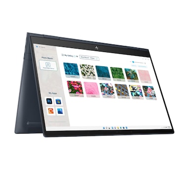 HP Envy x360 2-in-1 Laptop, Intel Core i7-1250U, 16GB RAM, 512GB SSD, 13.3-Inch 2.8K OLED, Intel Iris Xe Graphics Card, Windows 11 Home, Space Blue, 13-bf0017ne with Laptop Bag and Mouse Bundle